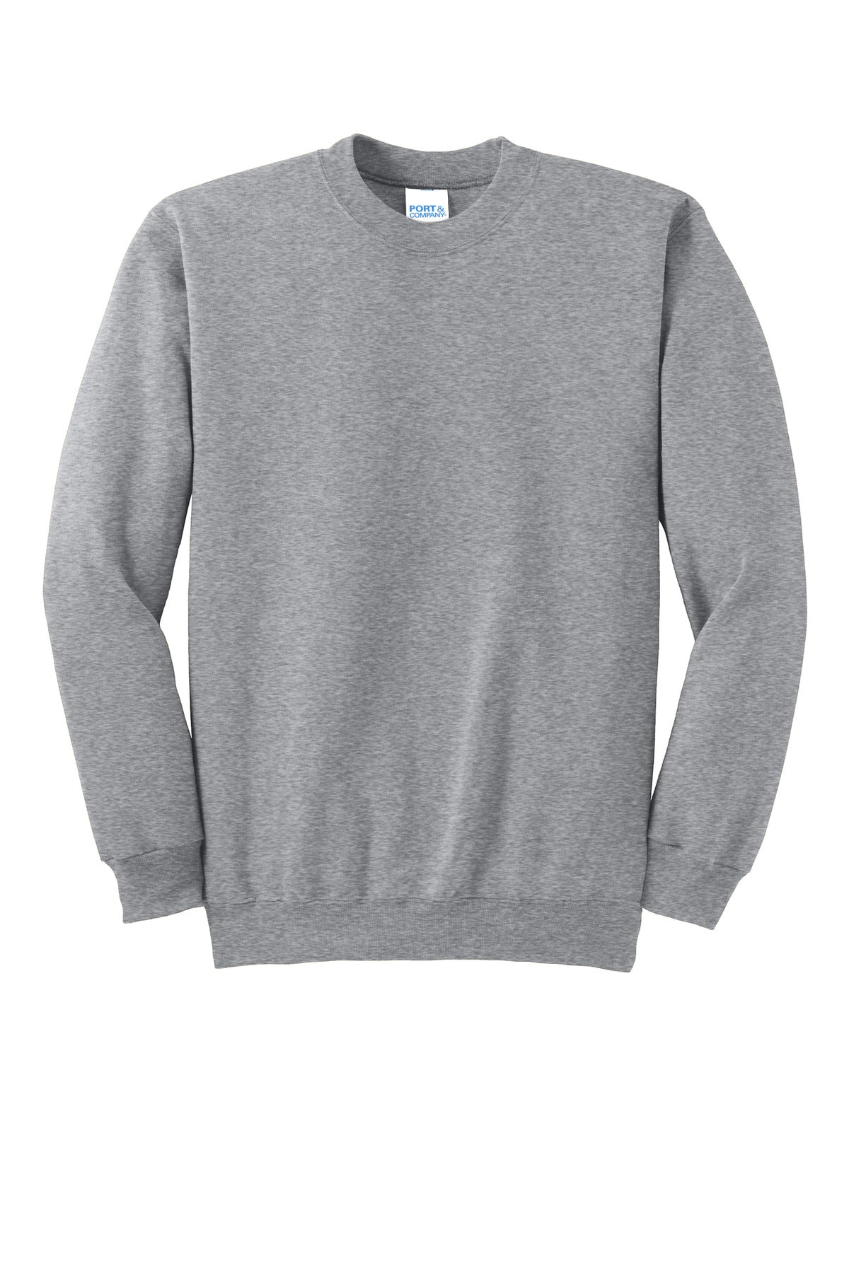 Port & Co Tall Essential Fleece Crewneck Sweatshirt - Athletic Heather