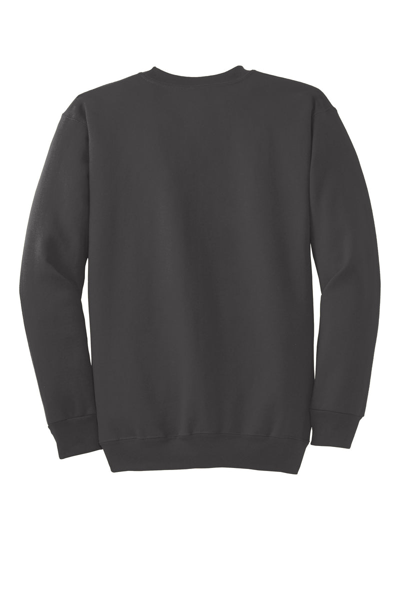 Port & Co Tall Essential Fleece Crewneck Sweatshirt - Charcoal