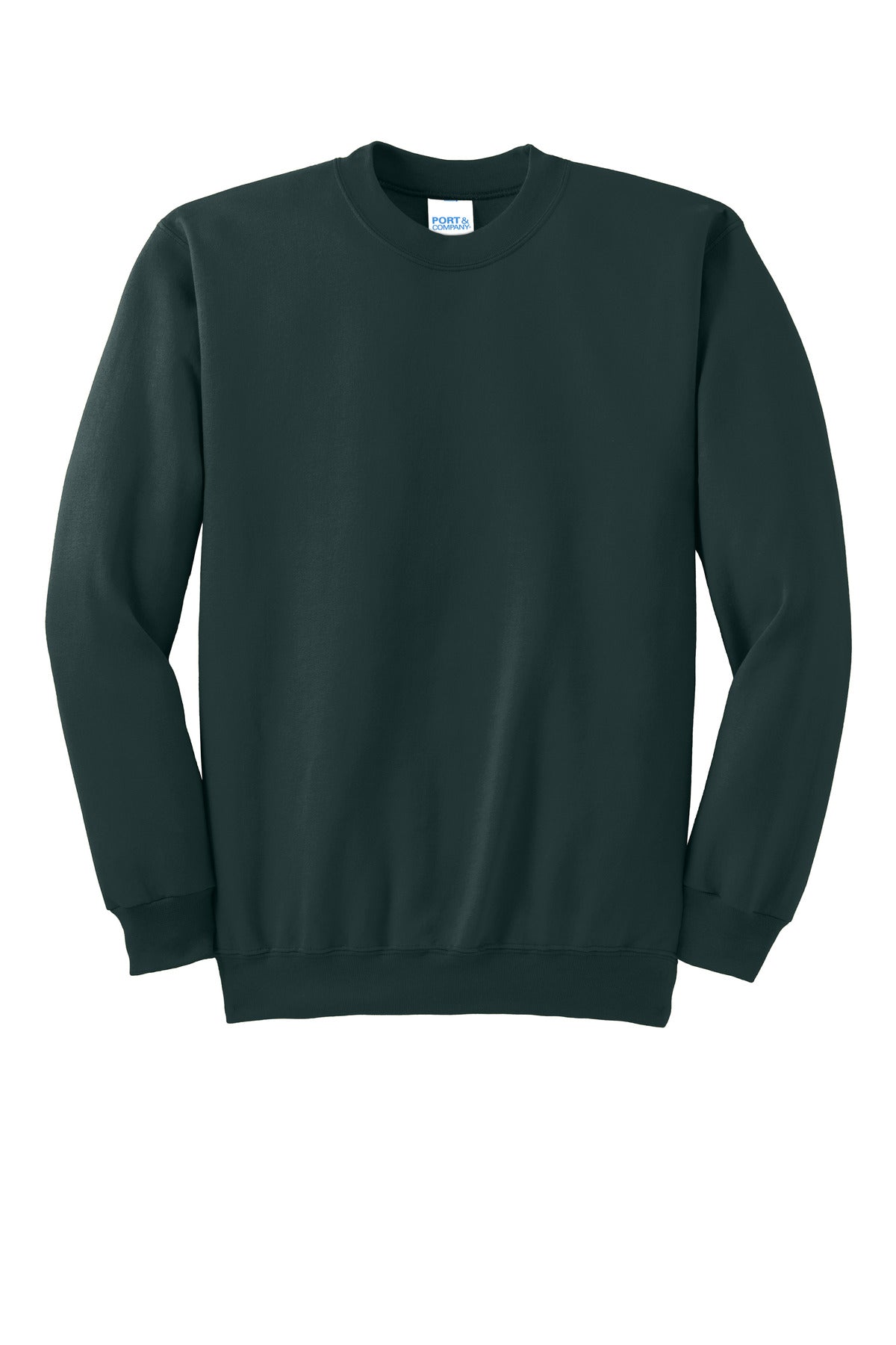 Port & Co Tall Essential Fleece Crewneck Sweatshirt - Dark Green