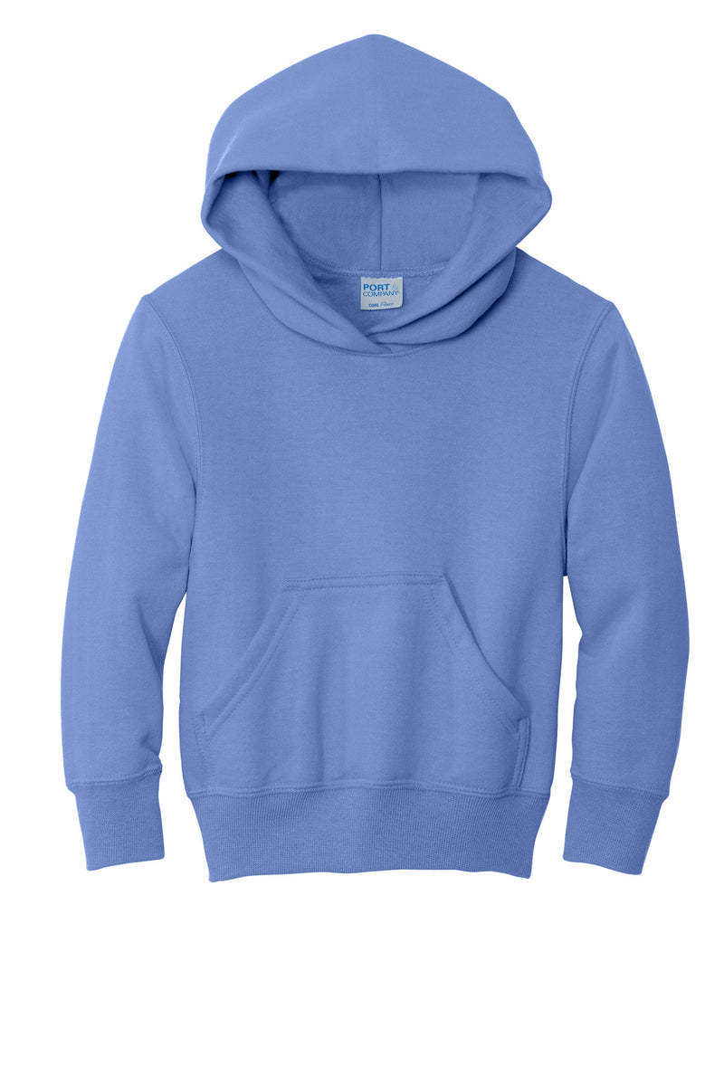 Port & Co Youth Core Fleece Pullover Hooded Sweatshirt - Carolina Blue