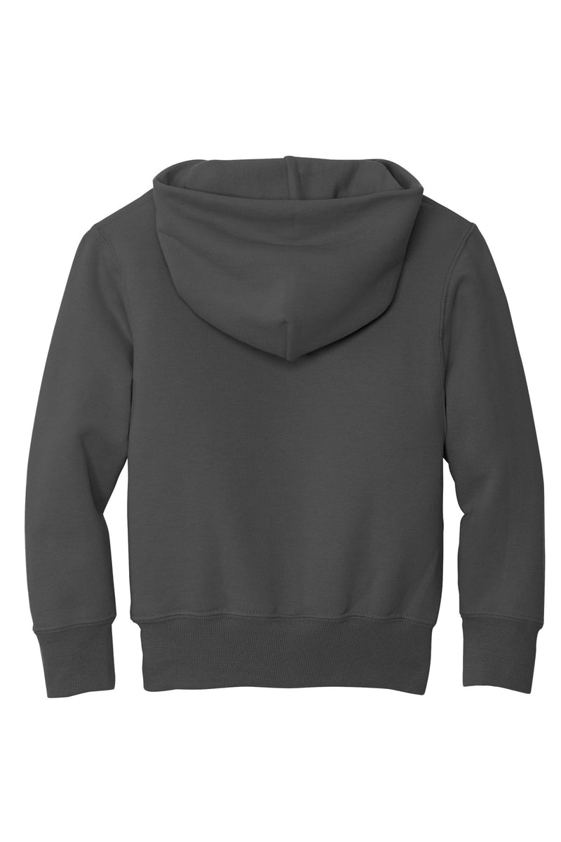 Port & Co Youth Core Fleece Pullover Hooded Sweatshirt - Charcoal