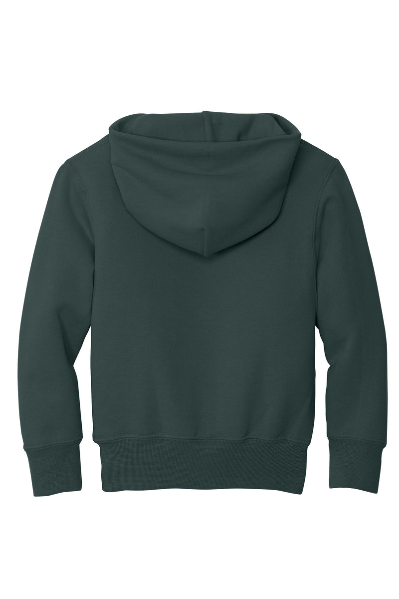 Port & Co Youth Core Fleece Pullover Hooded Sweatshirt - Dark Green