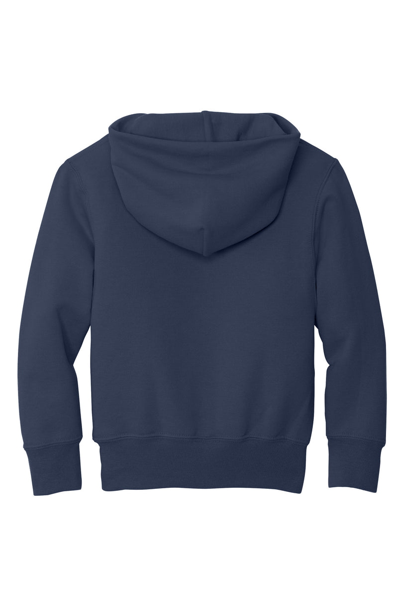 Port & Co Youth Core Fleece Pullover Hooded Sweatshirt - Navy