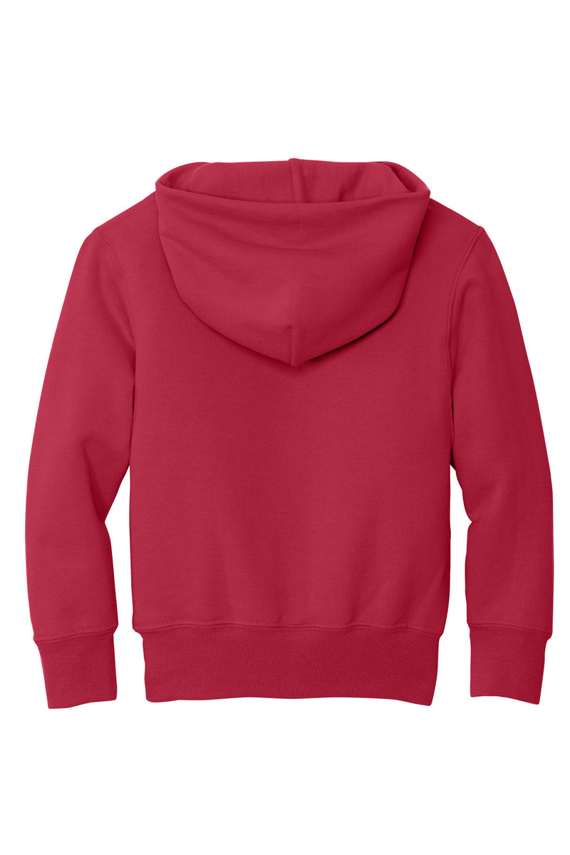 Port & Co Youth Core Fleece Pullover Hooded Sweatshirt - Red