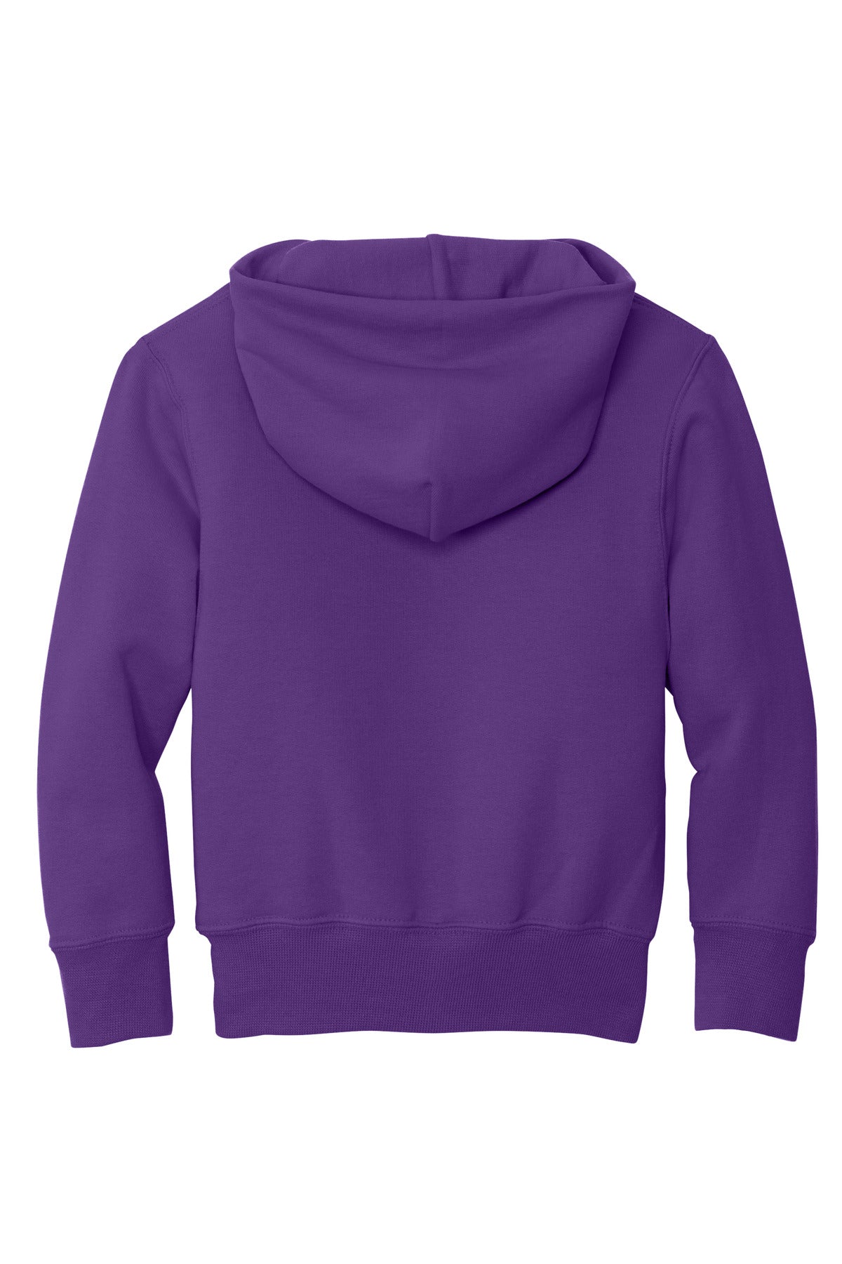 Port & Co Youth Core Fleece Pullover Hooded Sweatshirt - Team Purple