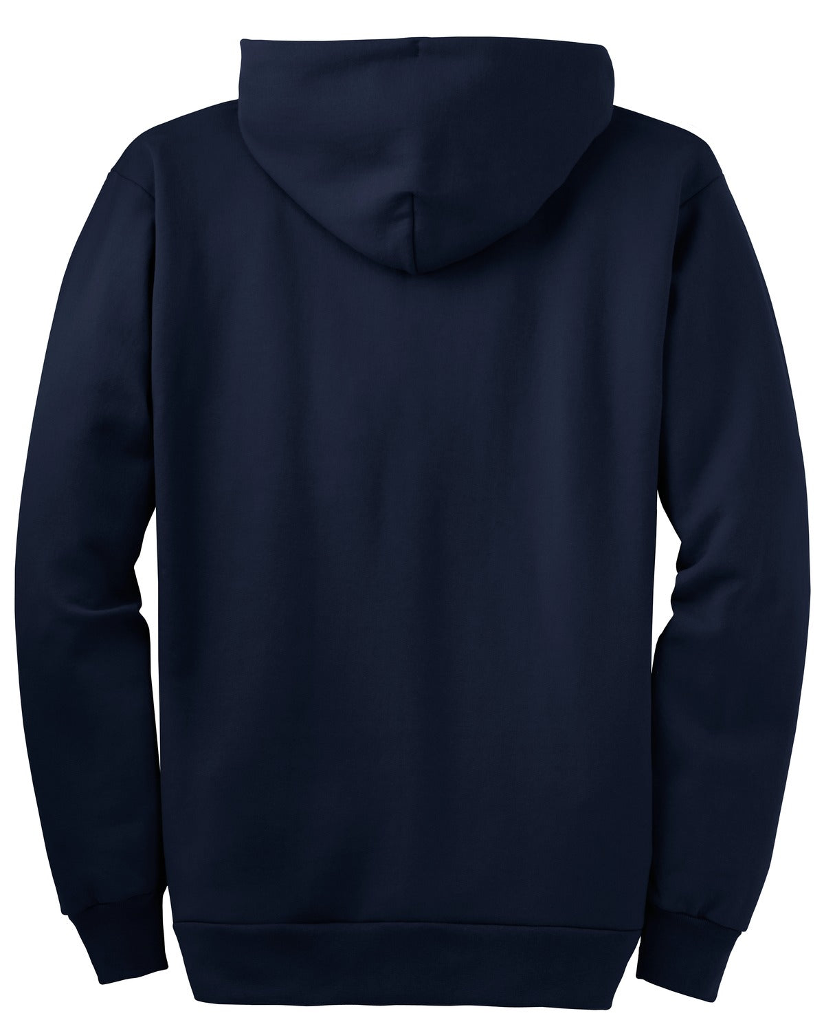 Port & Co Tall Essential Fleece Full-Zip Hooded Sweatshirt - Navy
