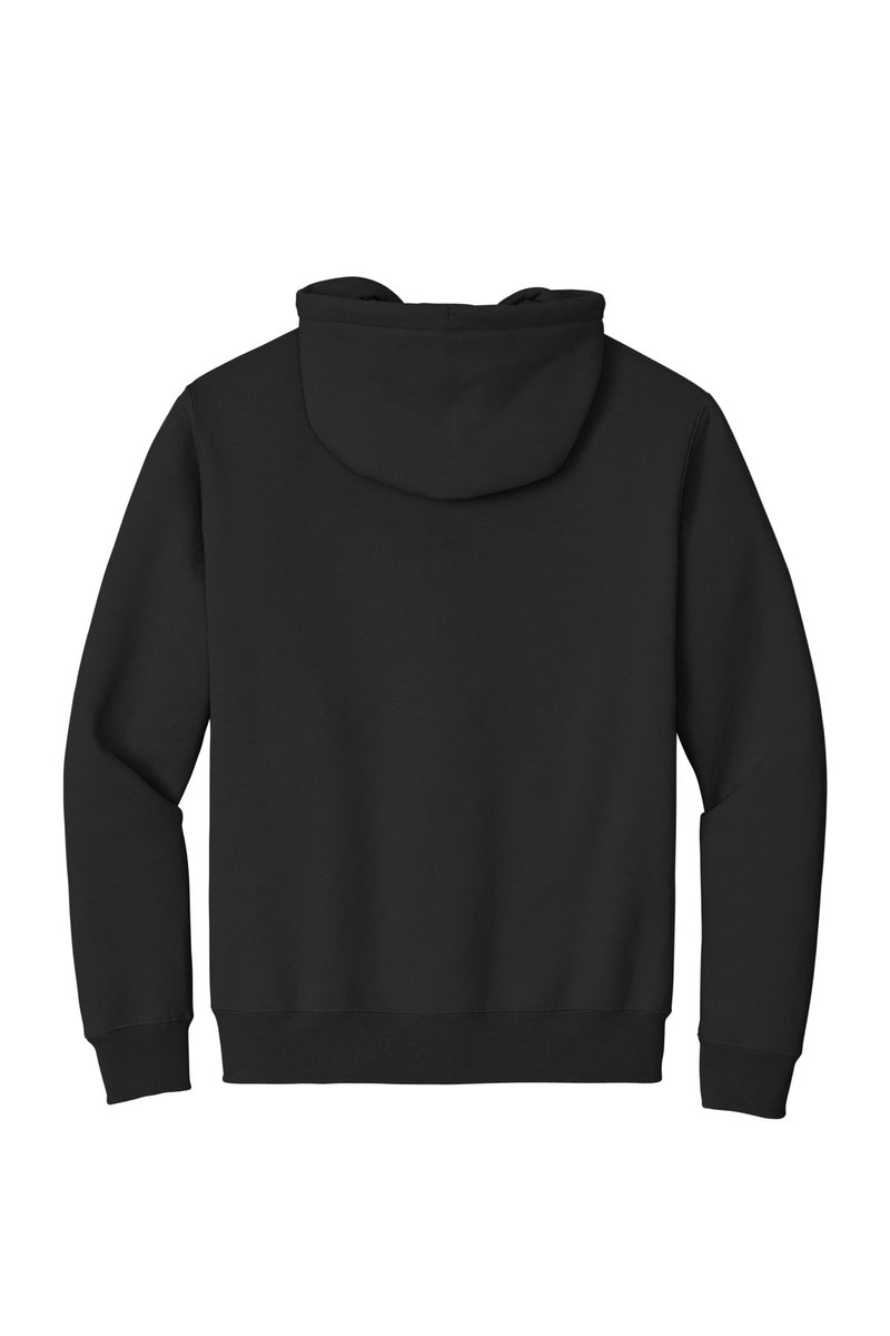Port & Co Essential Fleece Full-Zip Hooded Sweatshirt - Jet Black