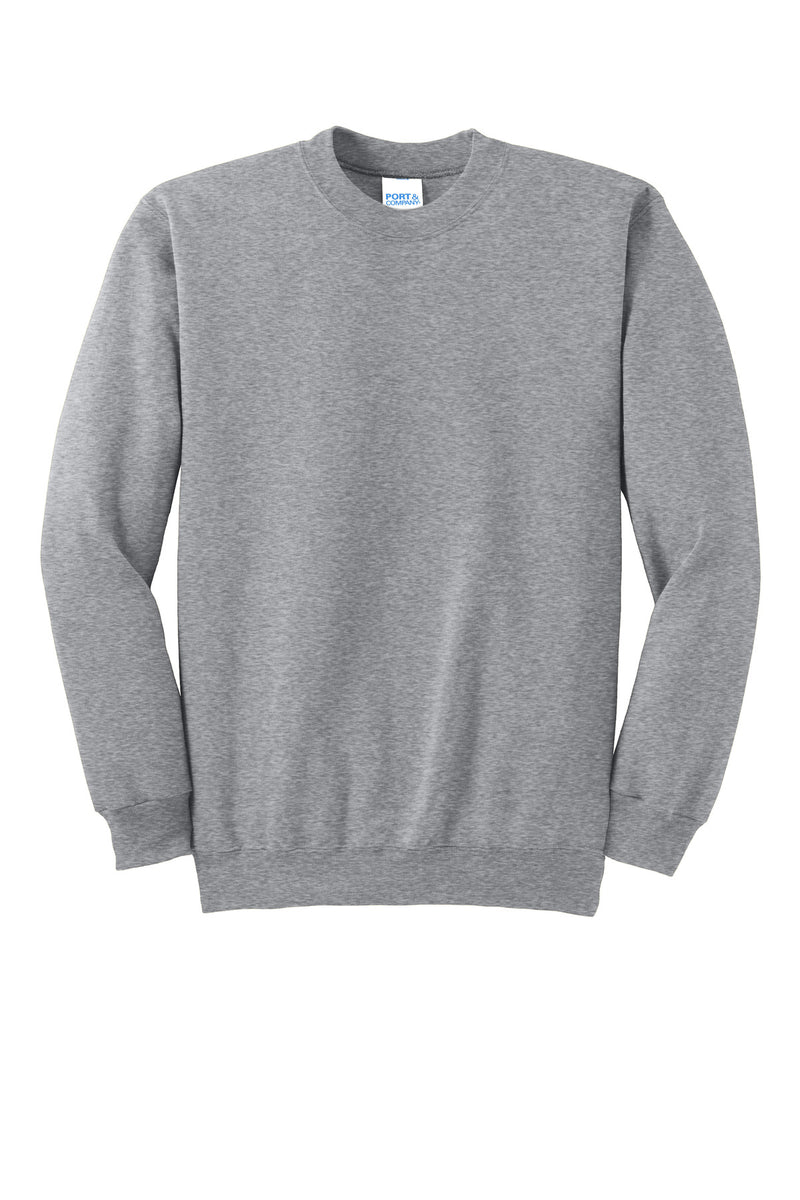 Port & Co Essential Fleece Crewneck Sweatshirt - Athletic Heather