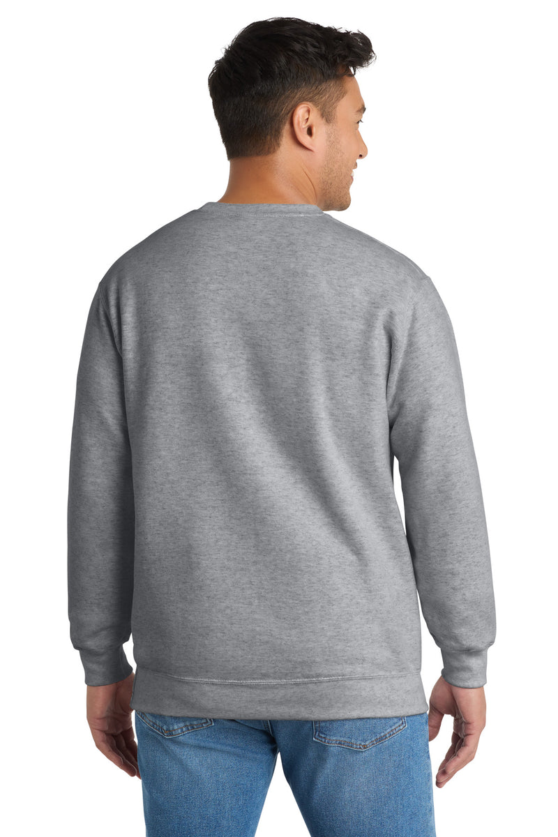 Port & Co Essential Fleece Crewneck Sweatshirt - Athletic Heather