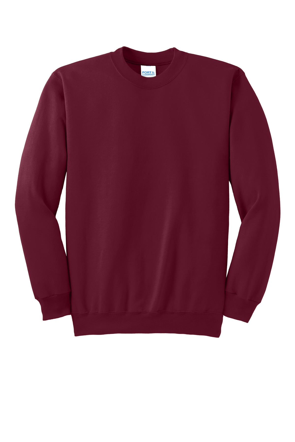 Port & Co Essential Fleece Crewneck Sweatshirt - Cardinal