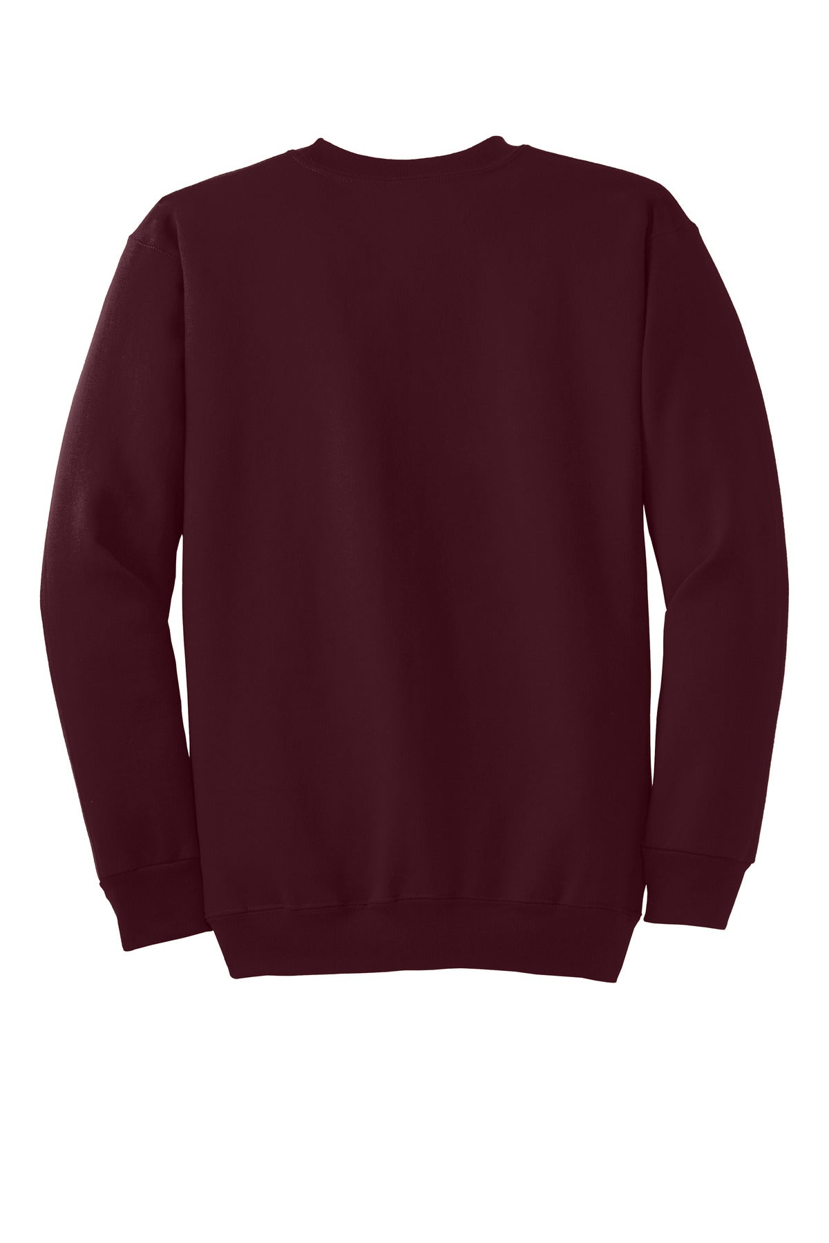 Port & Co Essential Fleece Crewneck Sweatshirt - Maroon