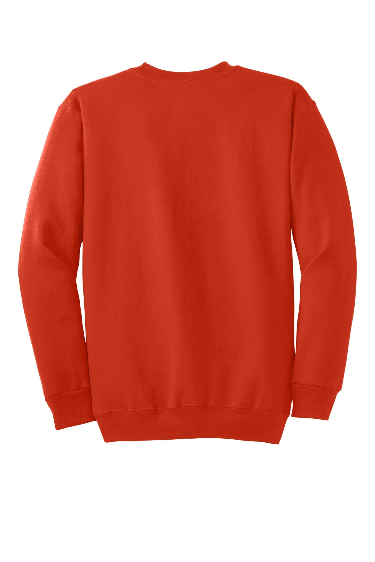 Port & Co Essential Fleece Crewneck Sweatshirt - Orange