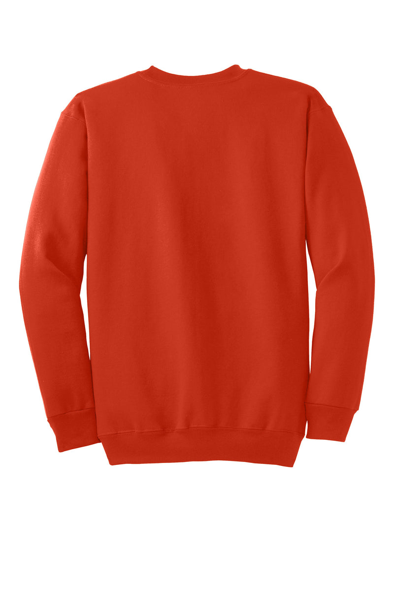 Port & Co Essential Fleece Crewneck Sweatshirt - Orange