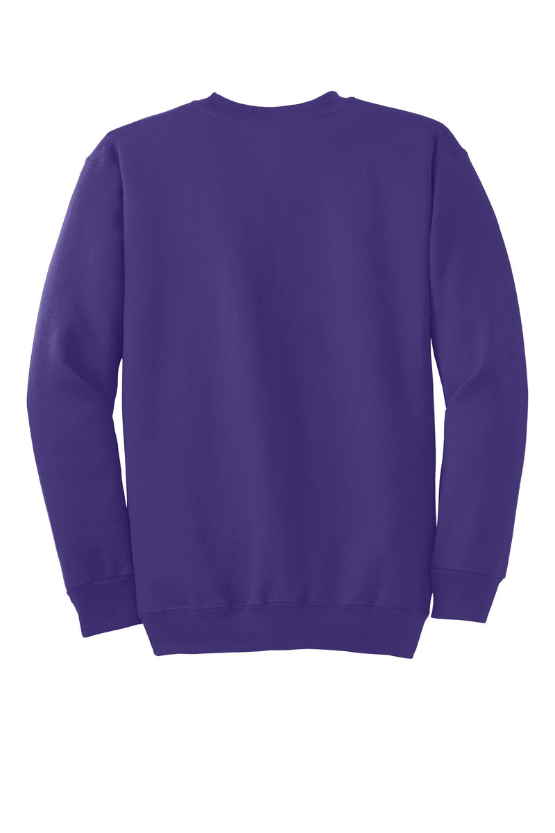 Port & Co Essential Fleece Crewneck Sweatshirt - Purple