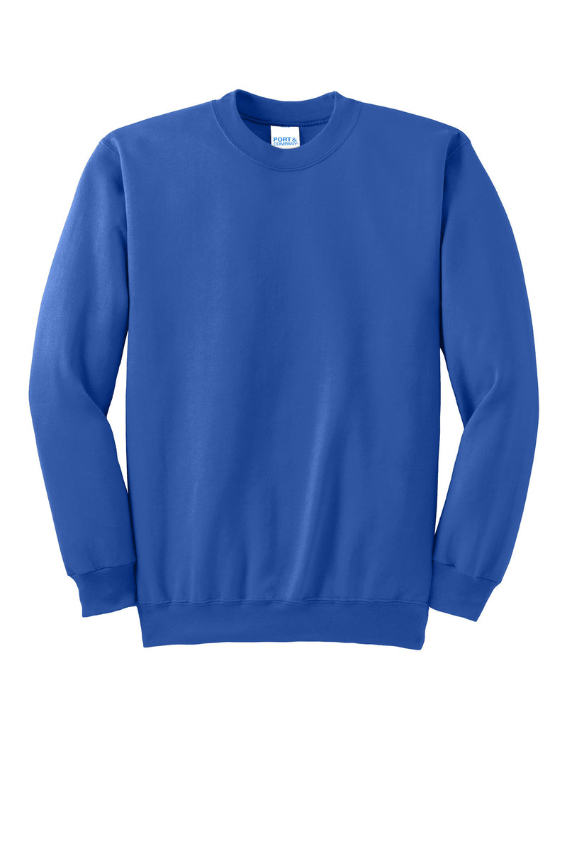 Port & Co Essential Fleece Crewneck Sweatshirt - Royal
