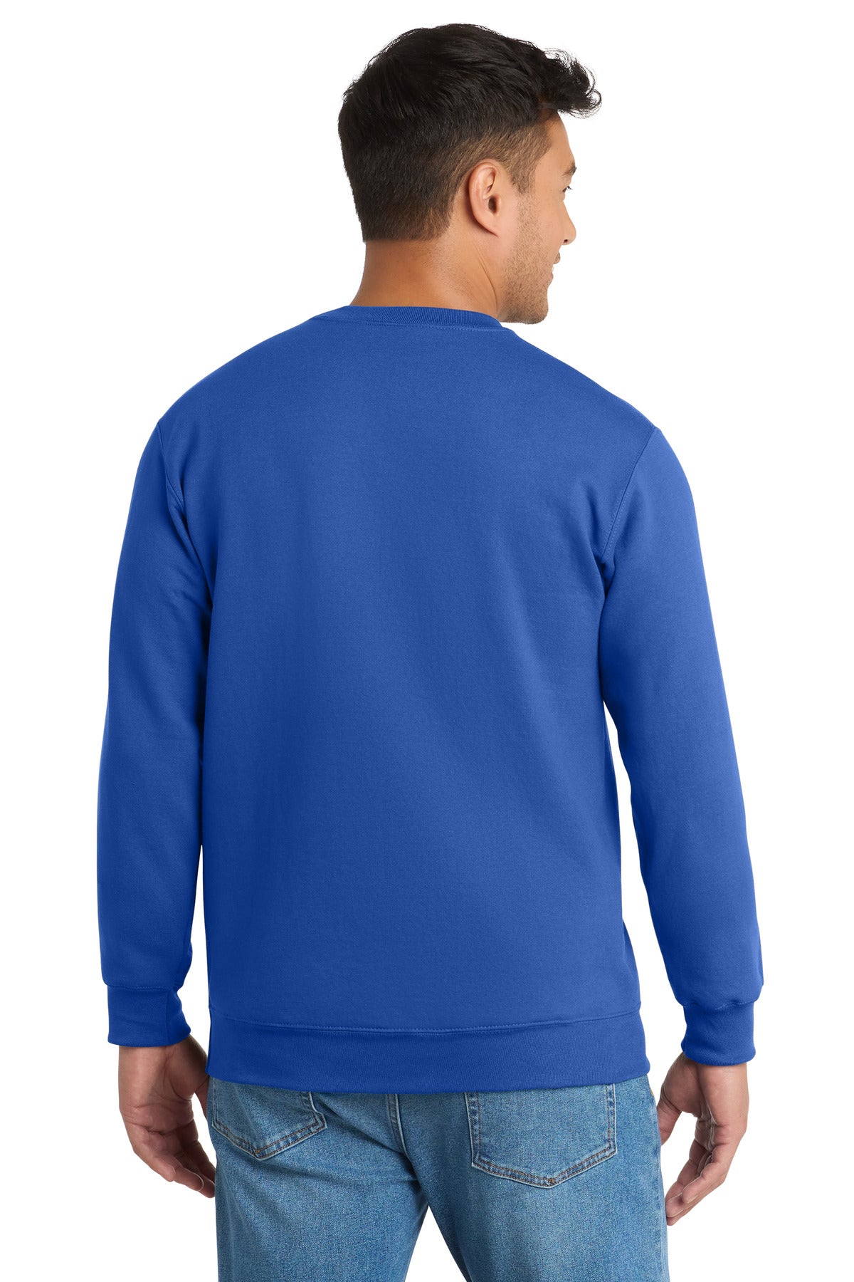 Port & Co Essential Fleece Crewneck Sweatshirt - Royal
