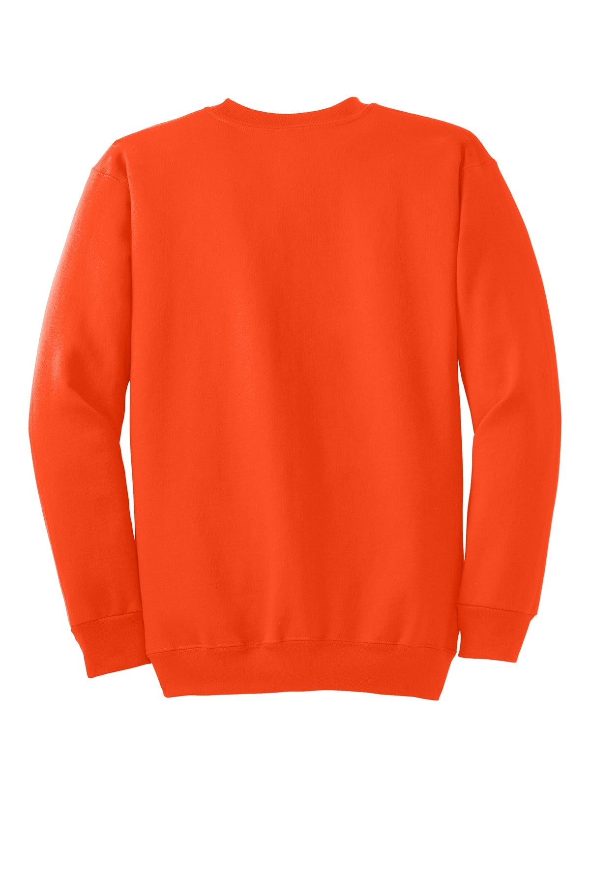 Port & Co Essential Fleece Crewneck Sweatshirt - Safety Orange