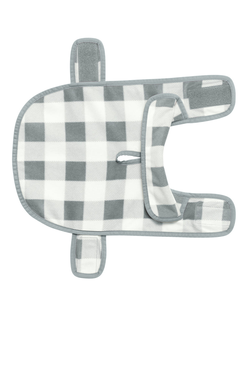 Port Authority Pet Fleece Jacket - Marshmallow/ Monument Grey Buffalo Check