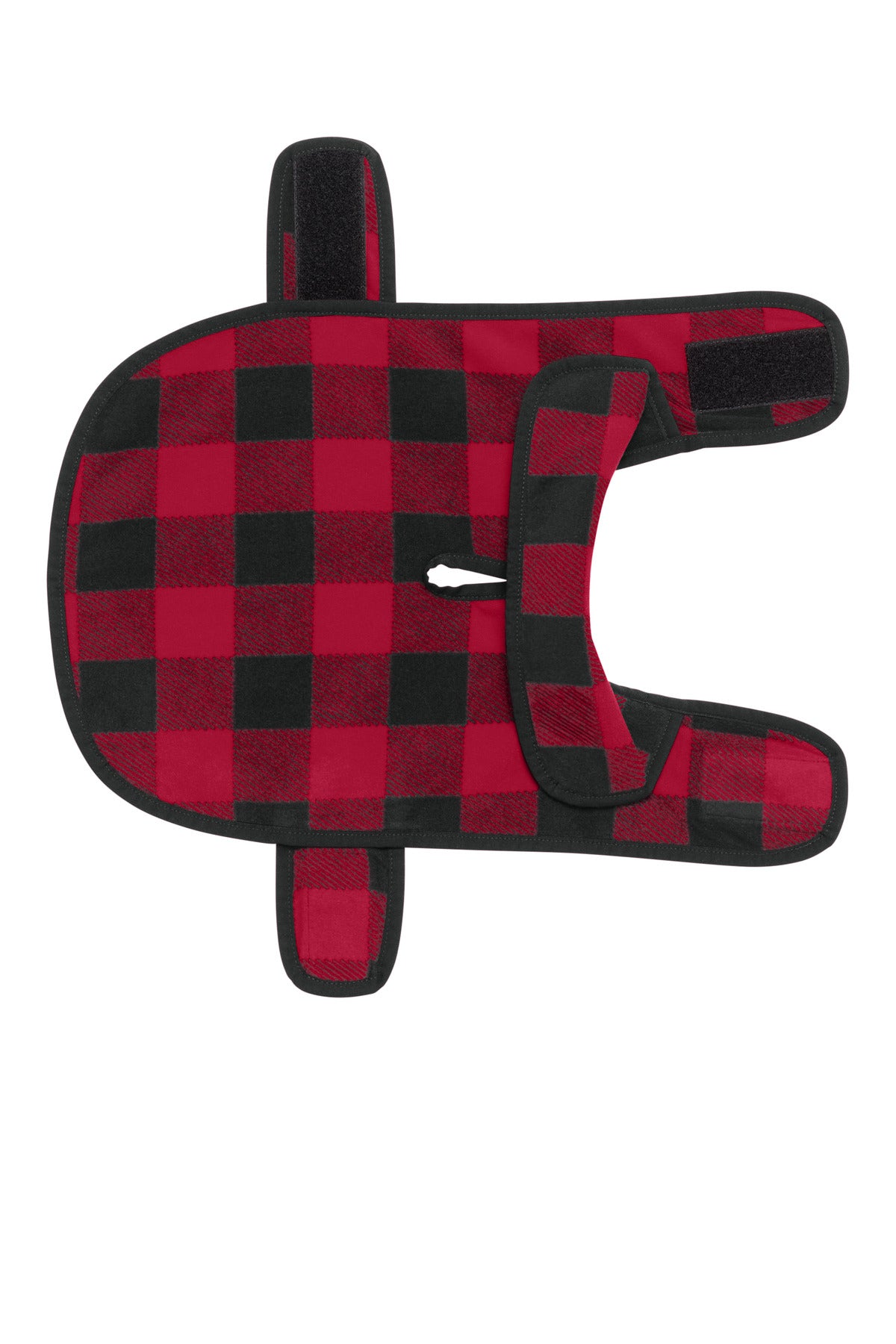 Port Authority Pet Fleece Jacket - Red/ Black Buffalo Check