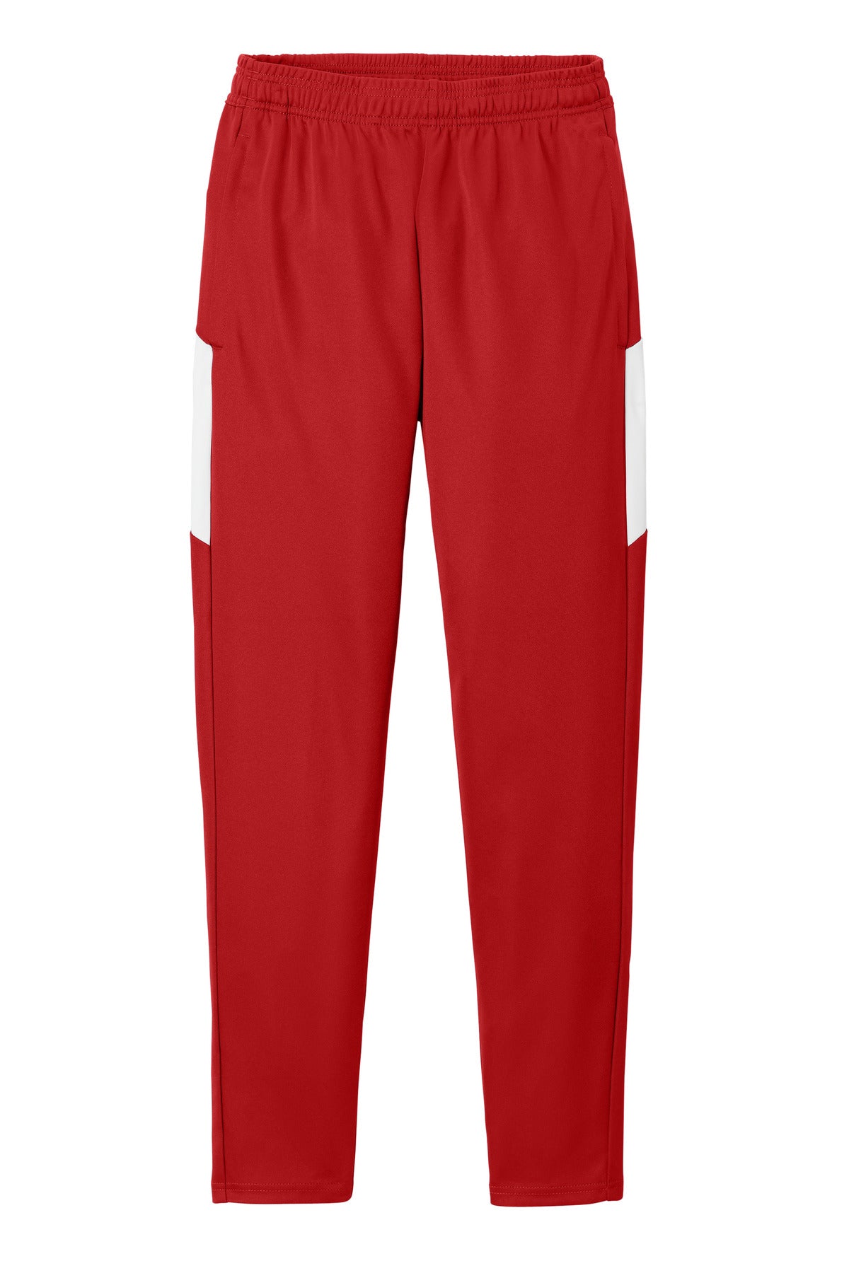 Sport-Tek Travel Pant - Deep Red/ White