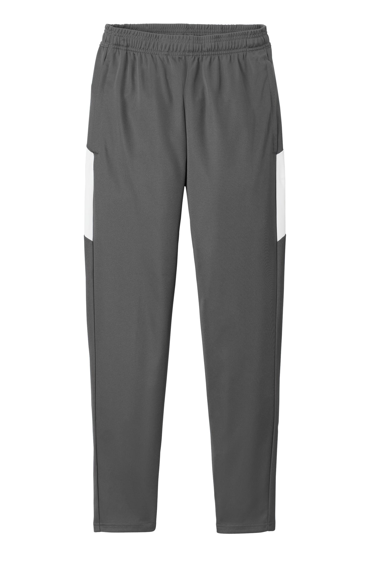 Sport-Tek Travel Pant - Iron Grey/ White