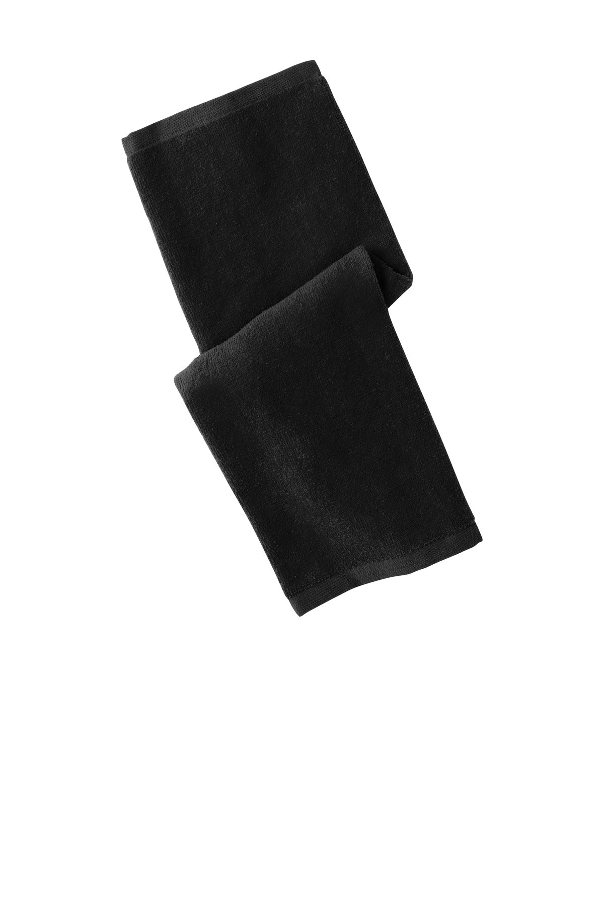 Port Authority  Hemmed Towel - Black