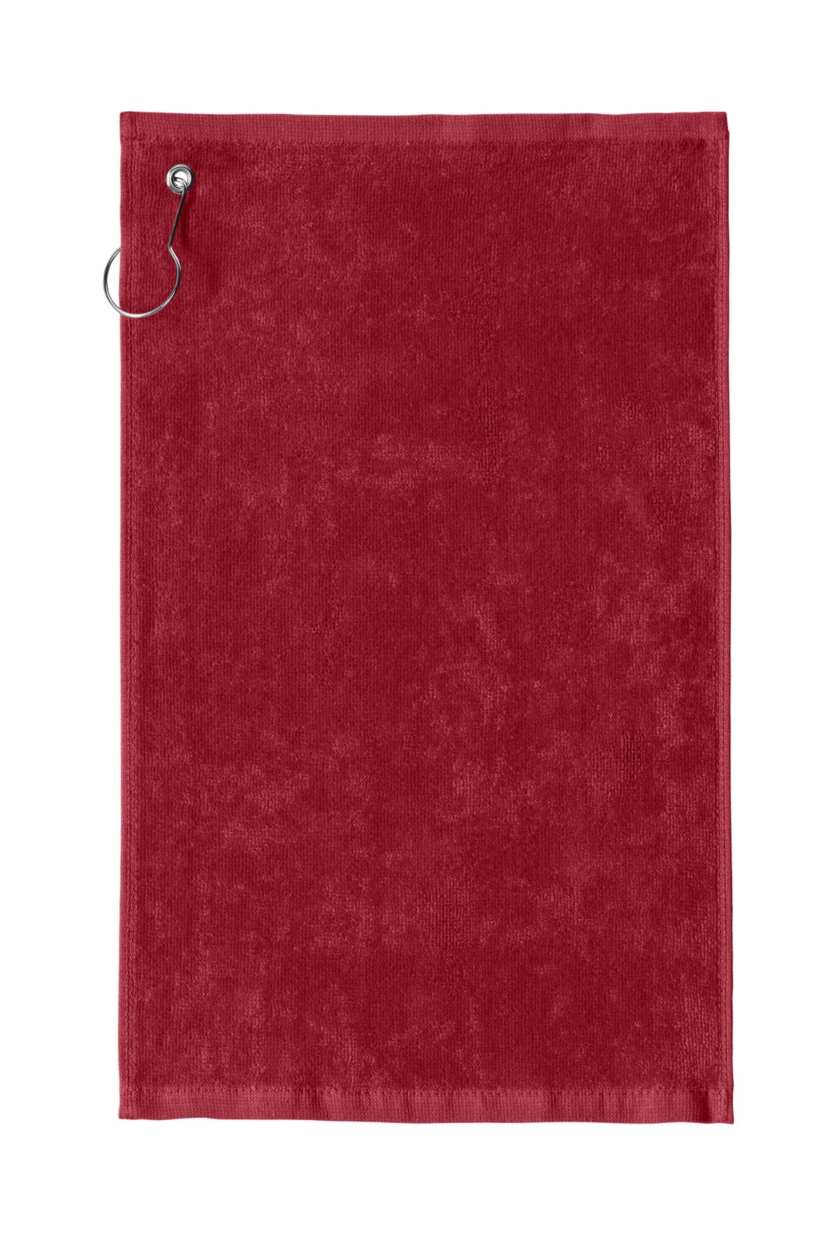Port Authority  Grommeted Hemmed Towel - Red