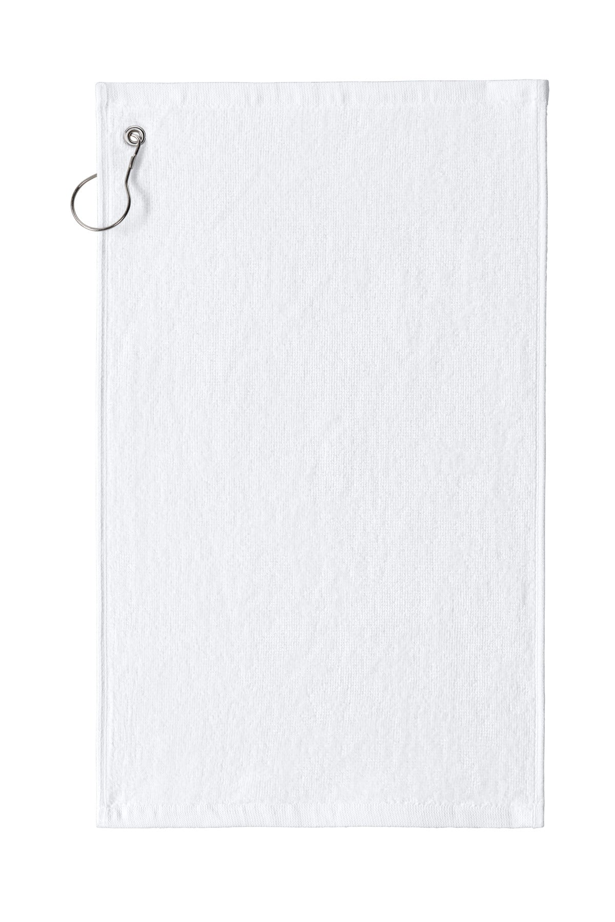 Port Authority  Grommeted Hemmed Towel - White