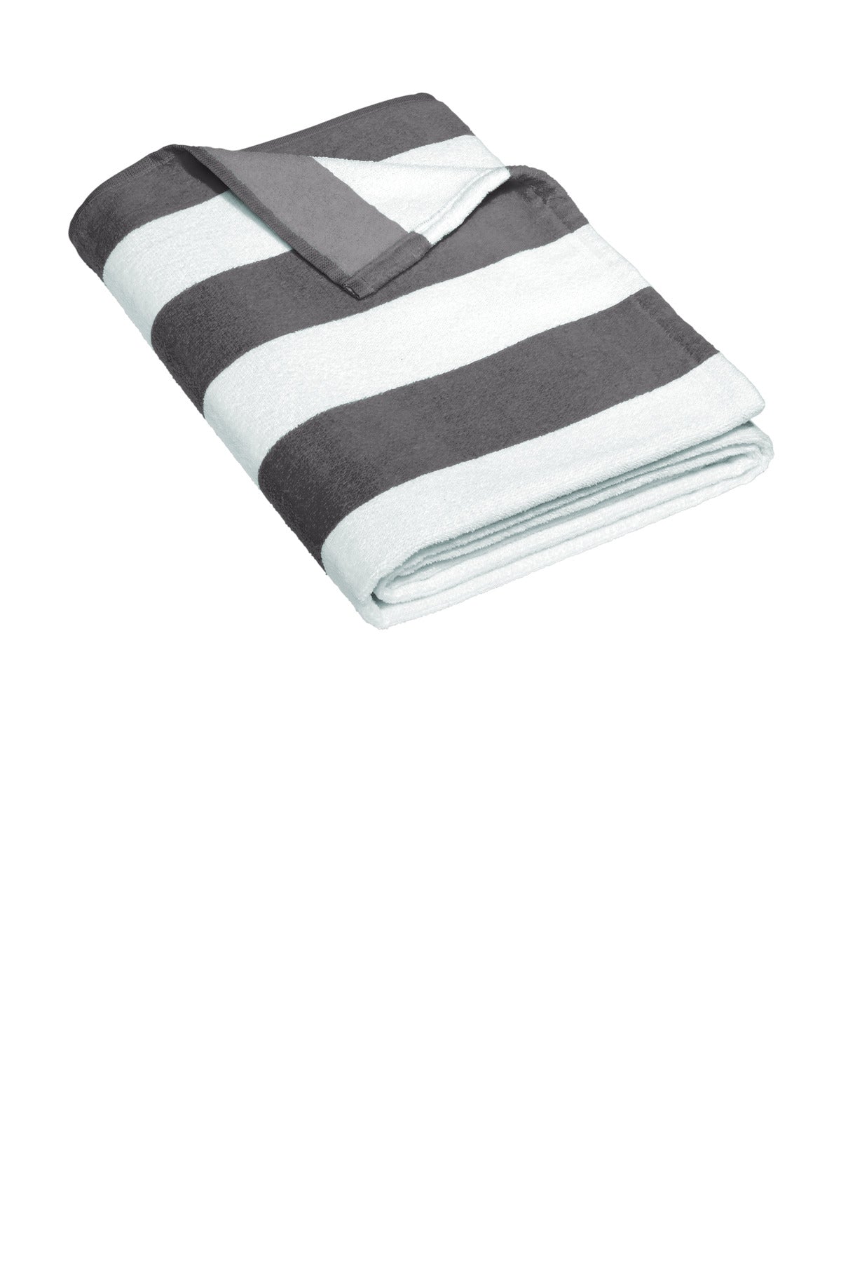 Port Authority  Value Cabana Stripe Beach Towel - Graphite