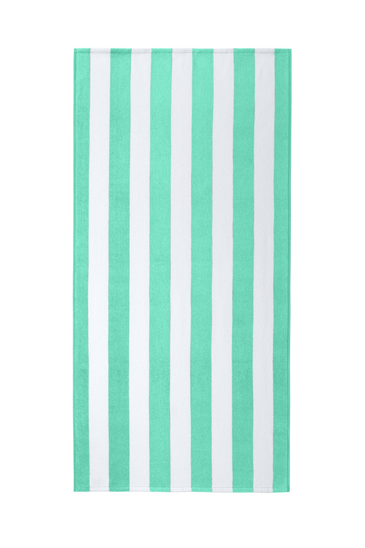 Port Authority  Value Cabana Stripe Beach Towel - Bright Seafoam