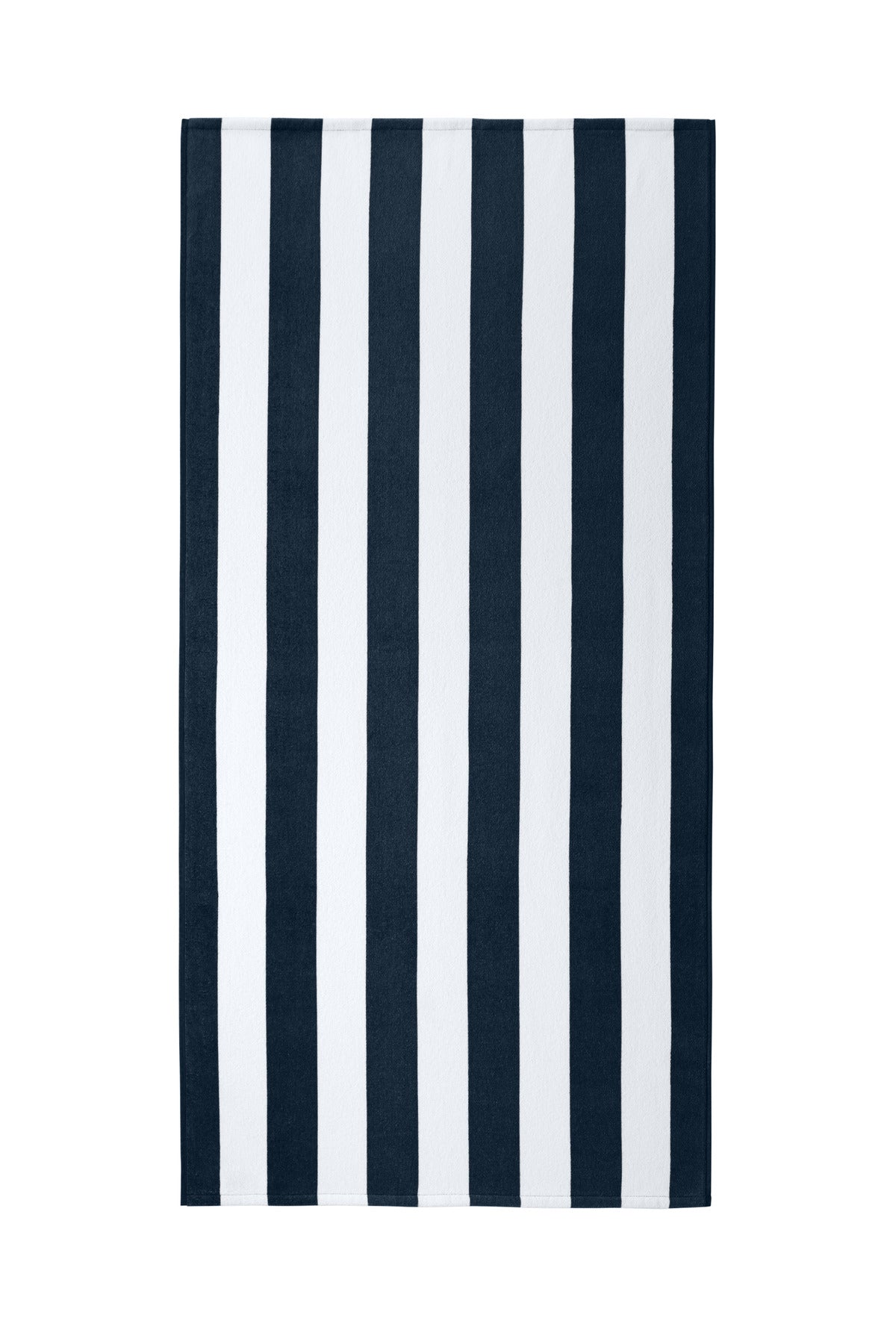 Port Authority  Value Cabana Stripe Beach Towel - Navy