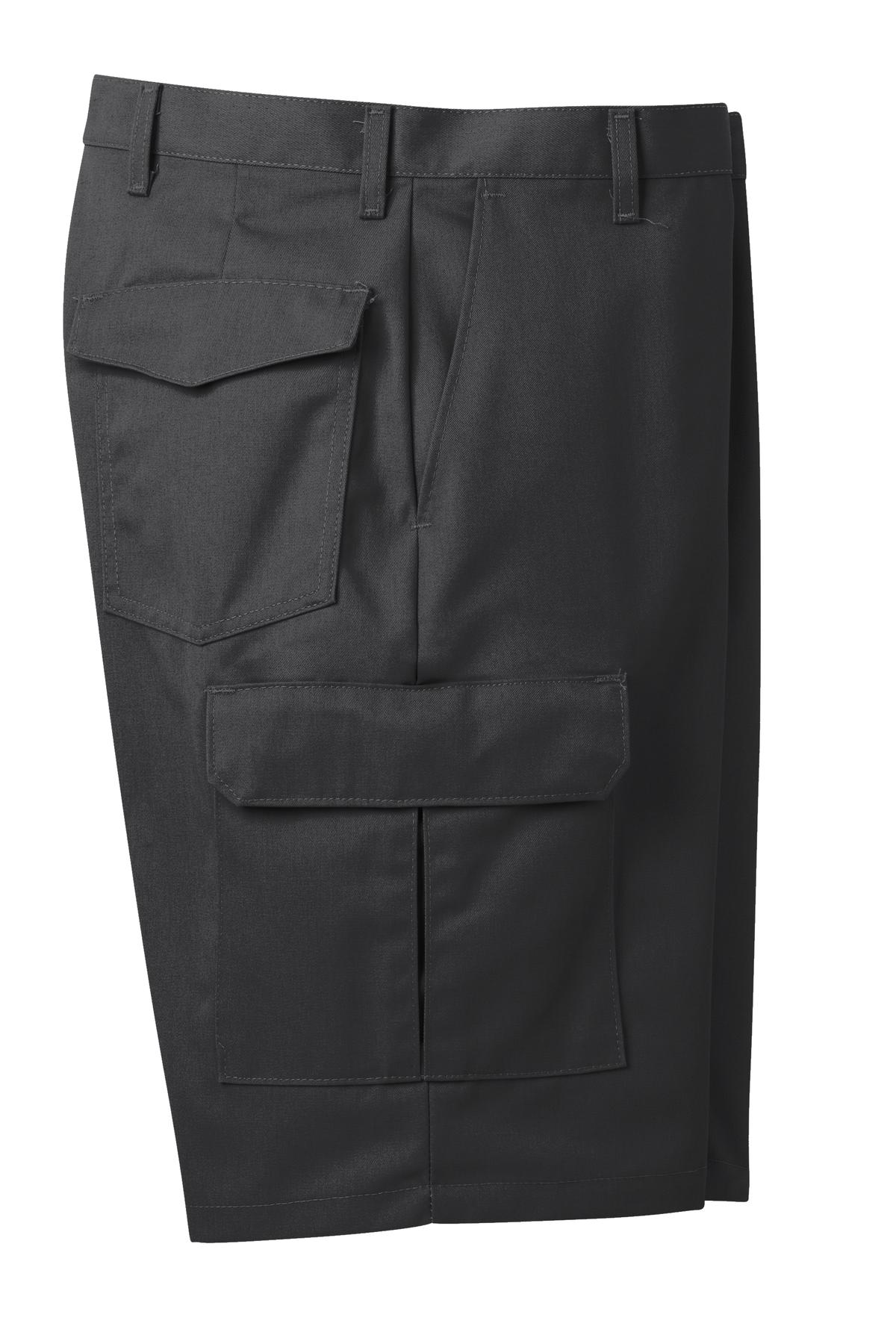 Red Kap Industrial Cargo Short - Black