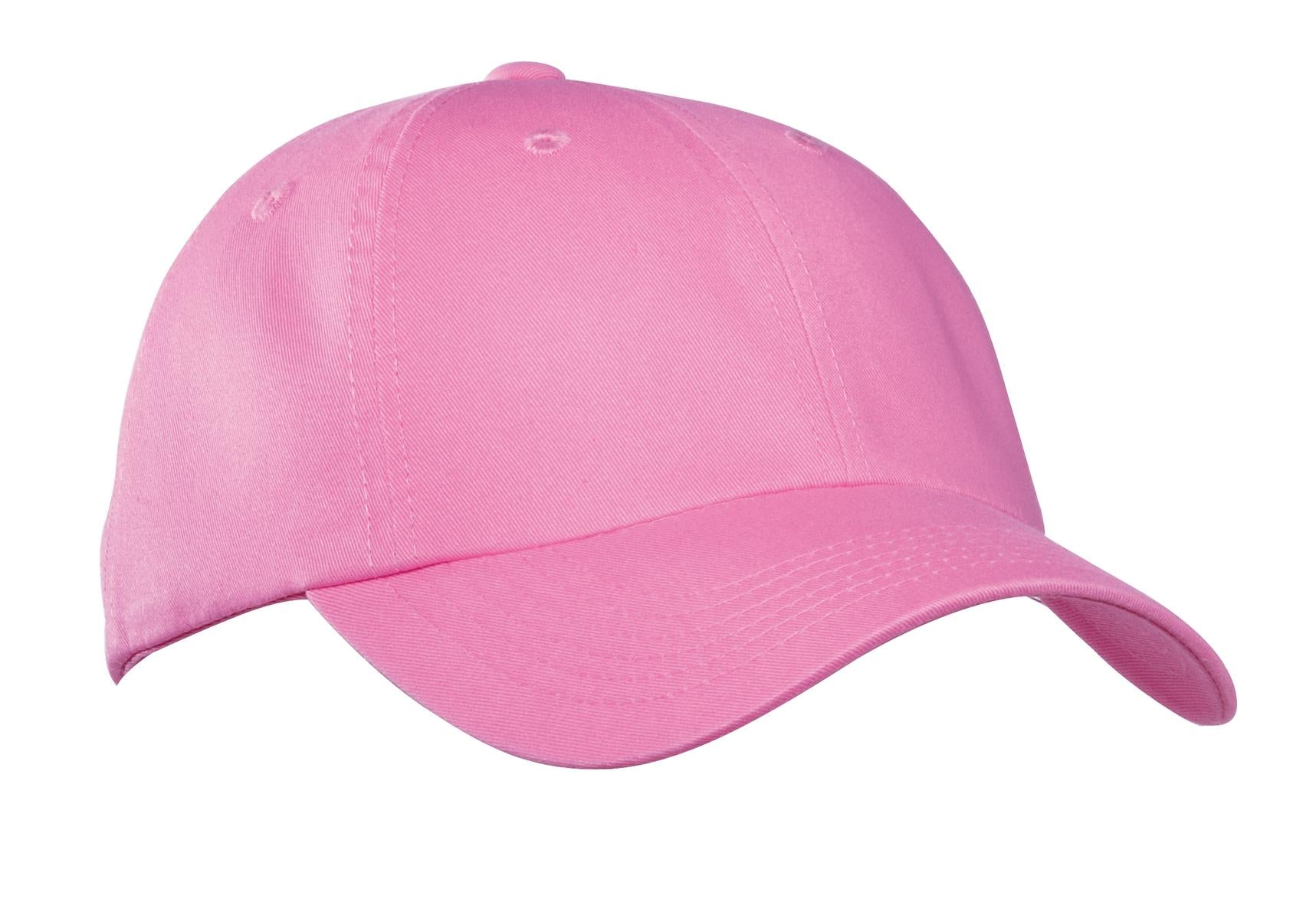Port Authority Garment-Washed Cap - Bright Pink
