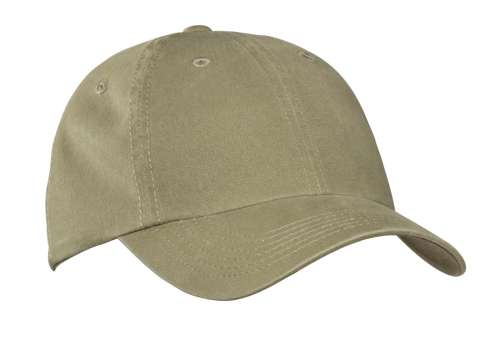 Port Authority Garment-Washed Cap - Khaki