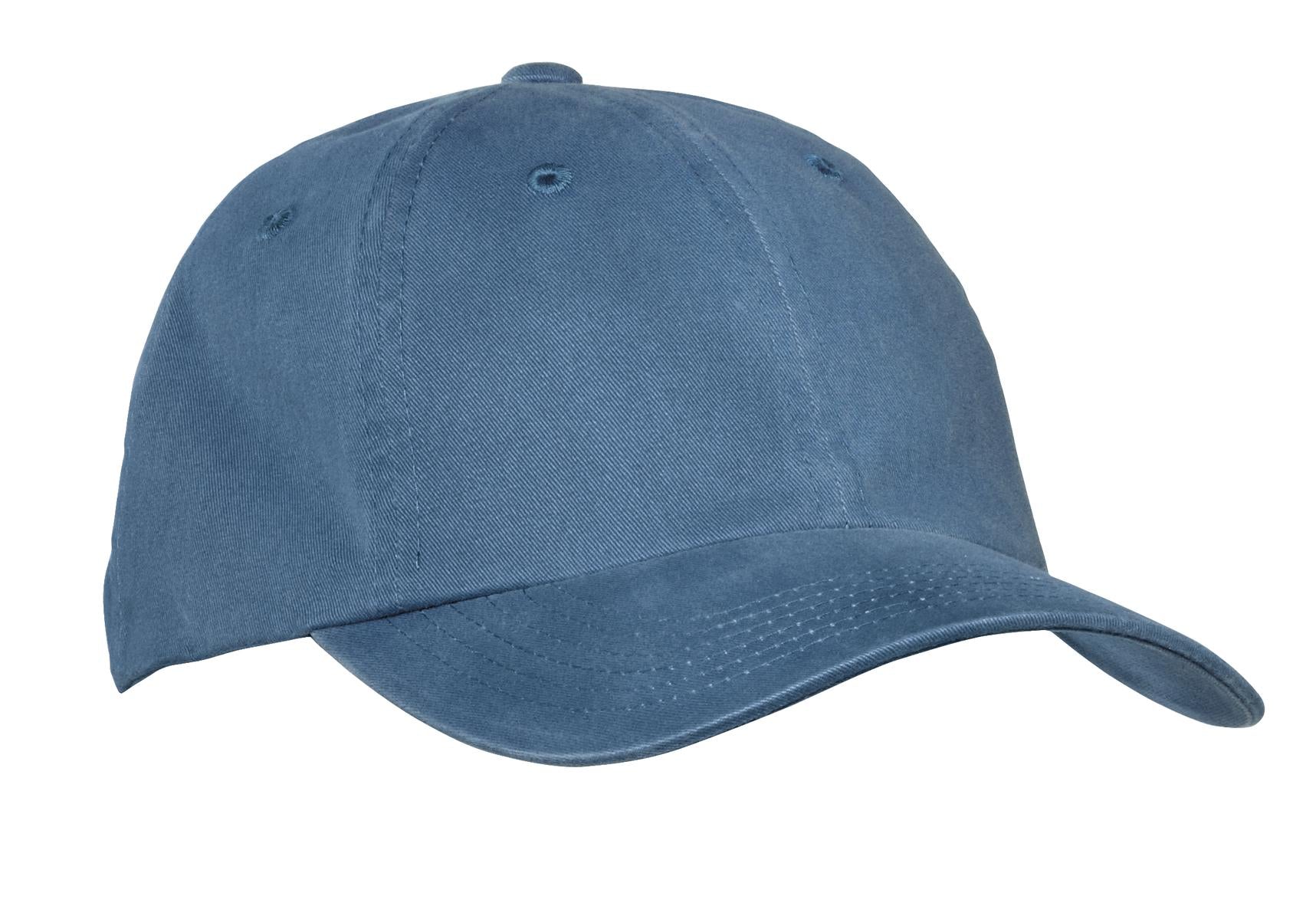 Port Authority Garment-Washed Cap - Steel Blue