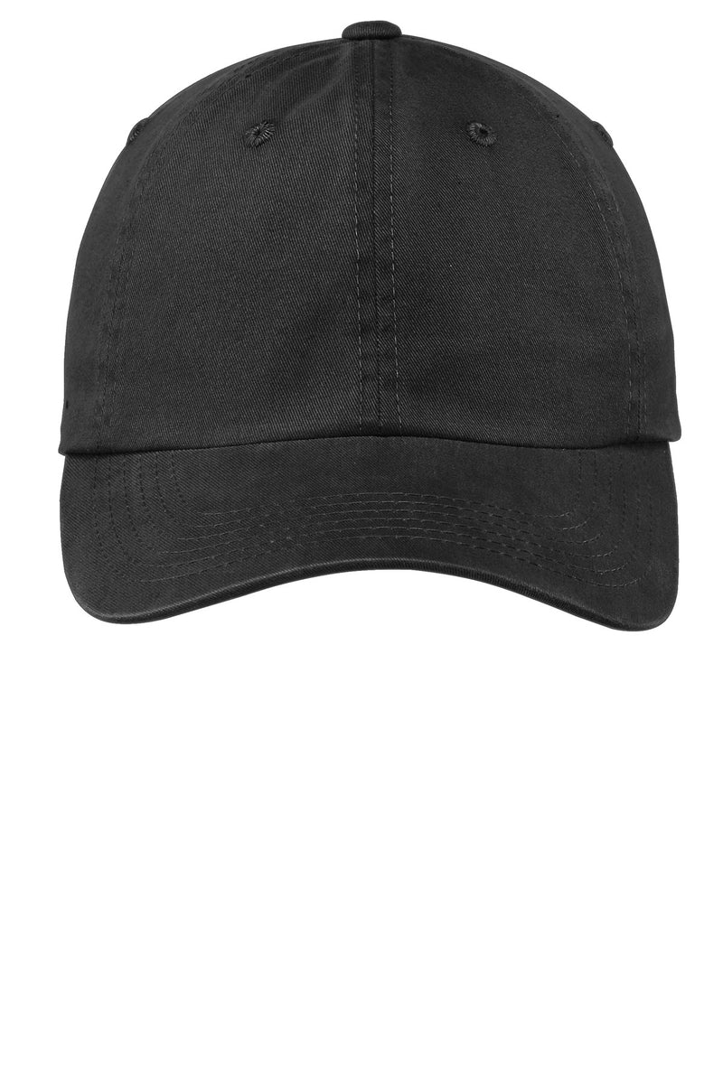 Port Authority Garment-Washed Cap - Black