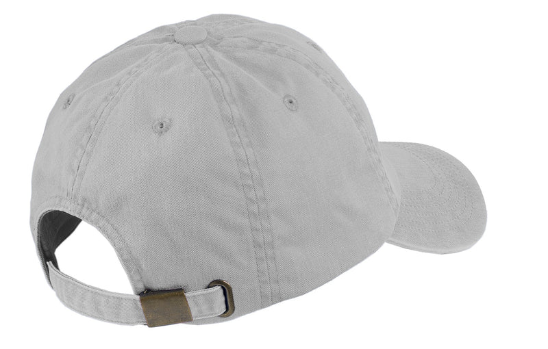 Port Authority Garment-Washed Cap - Chrome