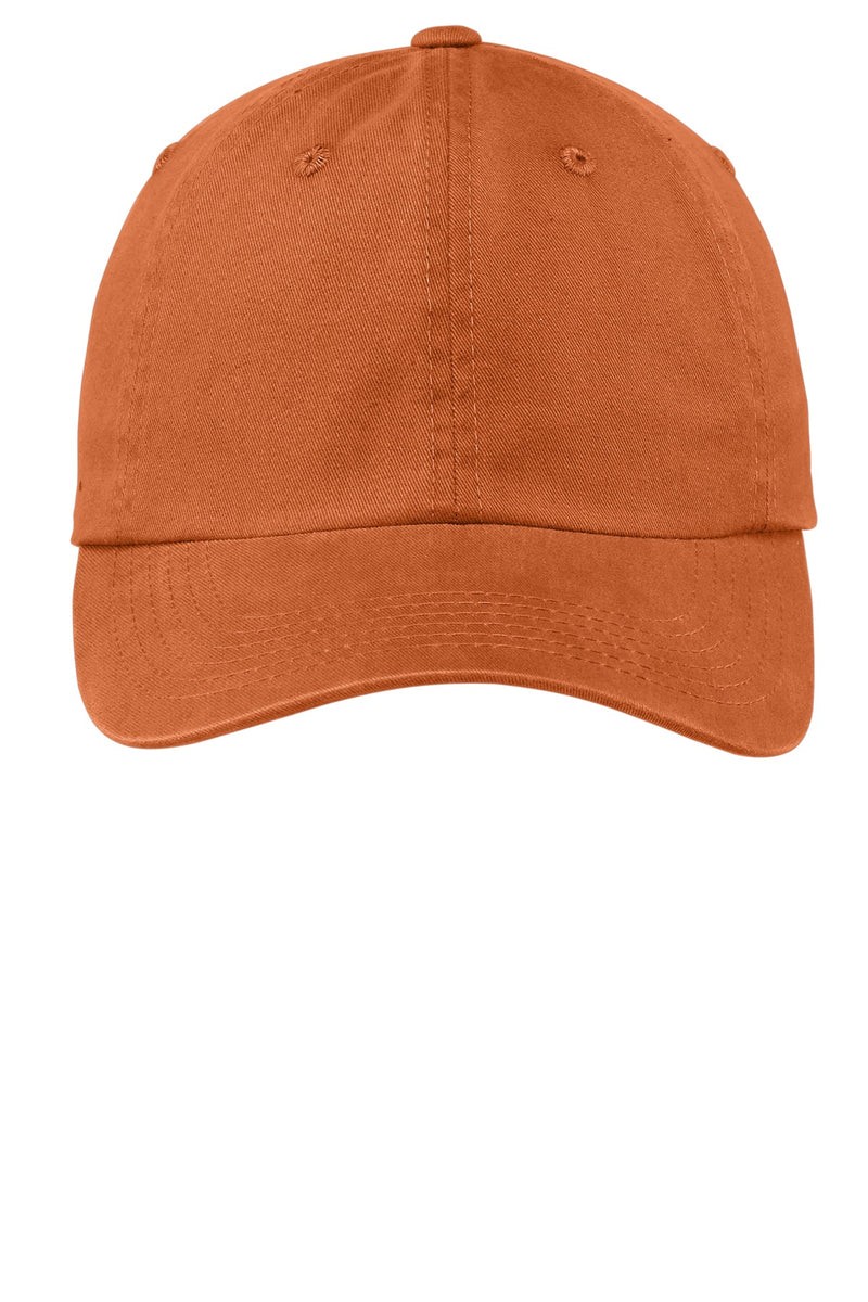 Port Authority Garment-Washed Cap - Cooked Carrot