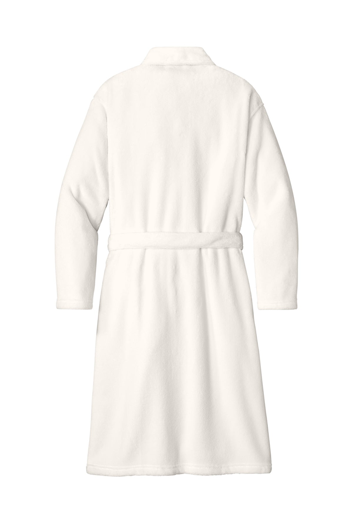 Port Authority Plush Microfleece Shawl Collar Robe - Marshmallow