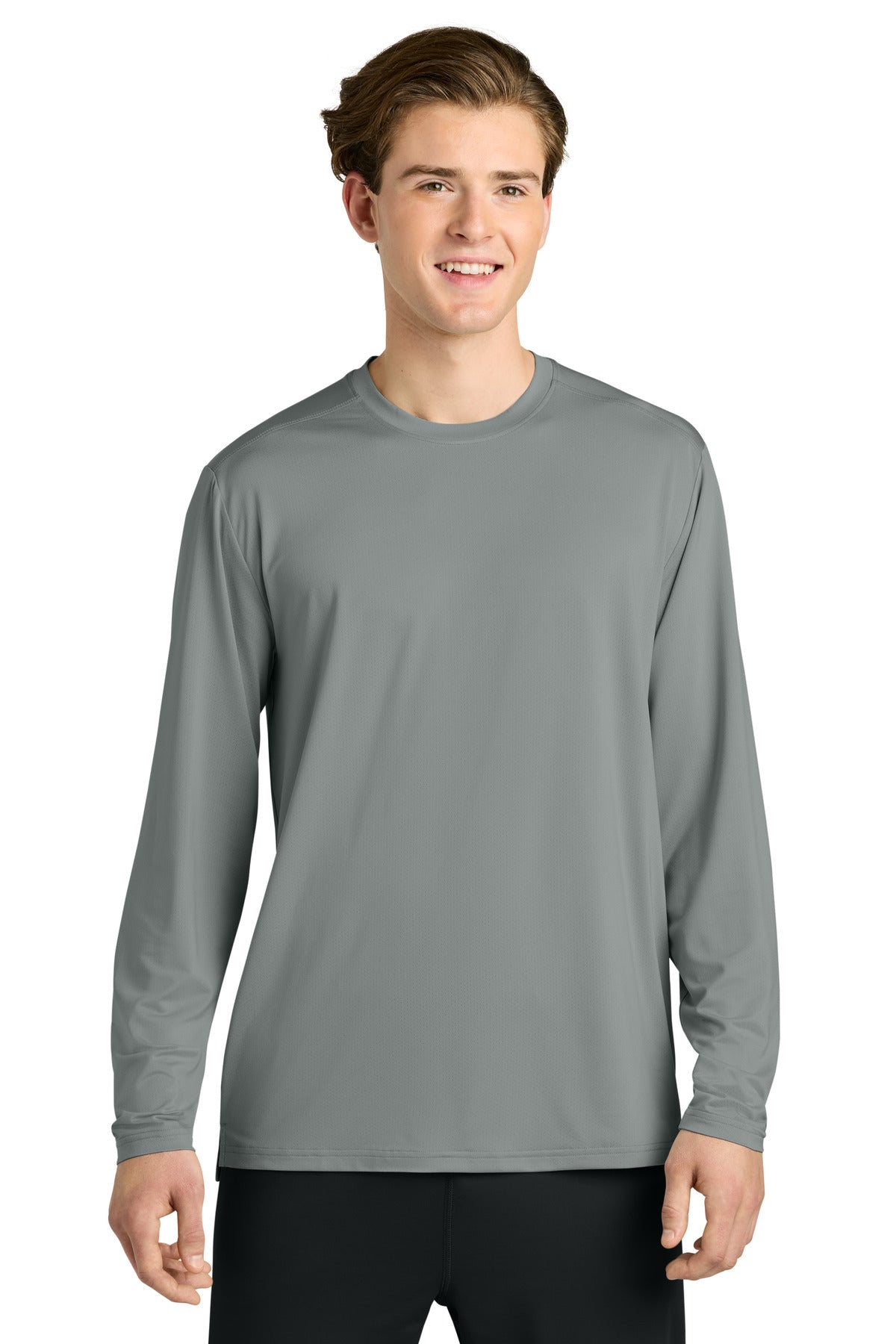 Richardson Clutch Long Sleeve Tee - Grey
