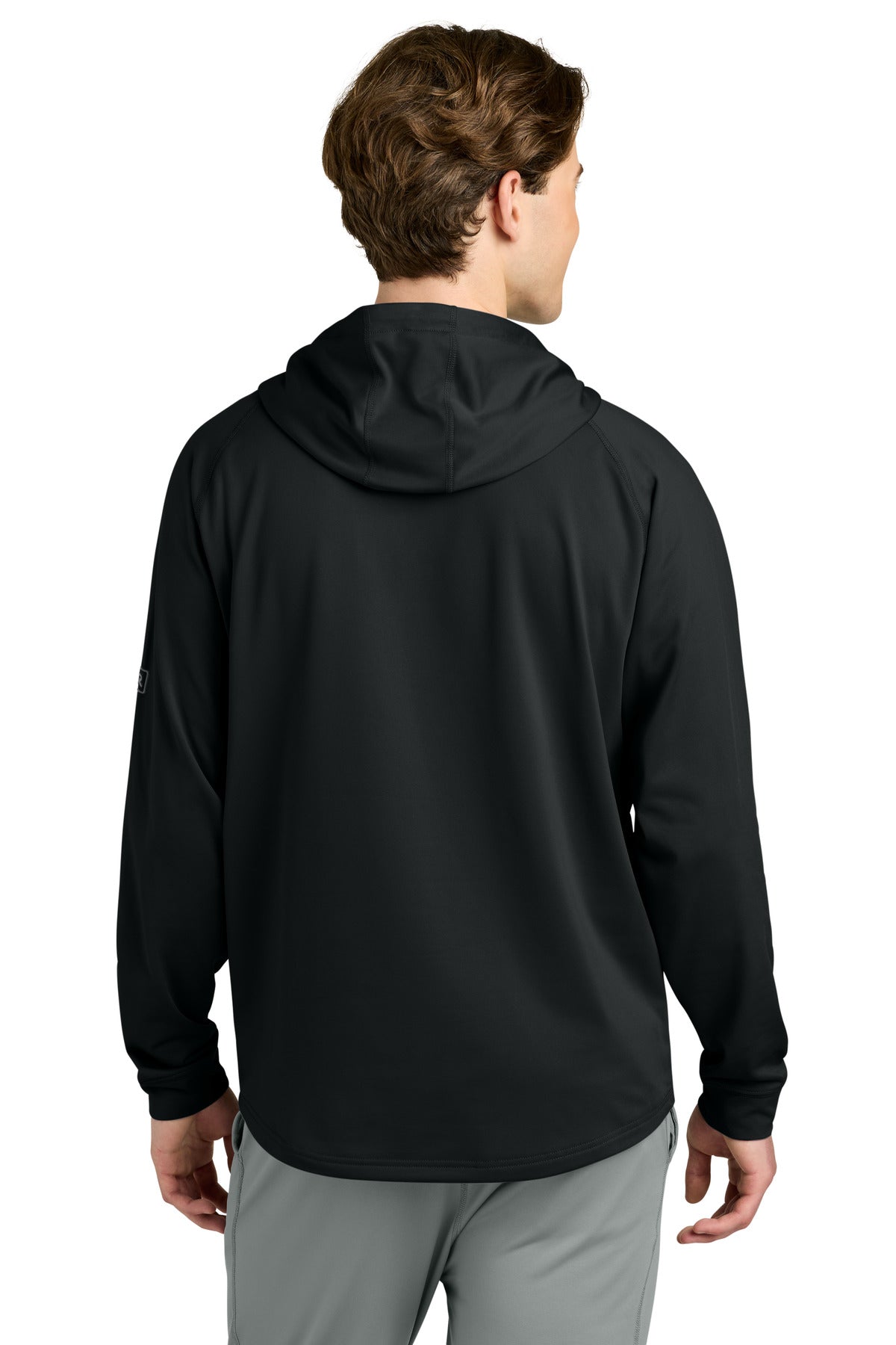 Richardson Charge Performance Fleece Long Sleeve Hoodie - Black
