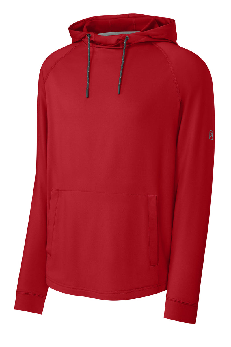 Richardson Charge Performance Fleece Long Sleeve Hoodie - Red