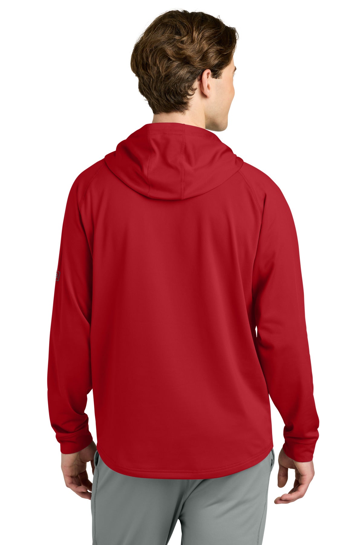 Richardson Charge Performance Fleece Long Sleeve Hoodie - Red
