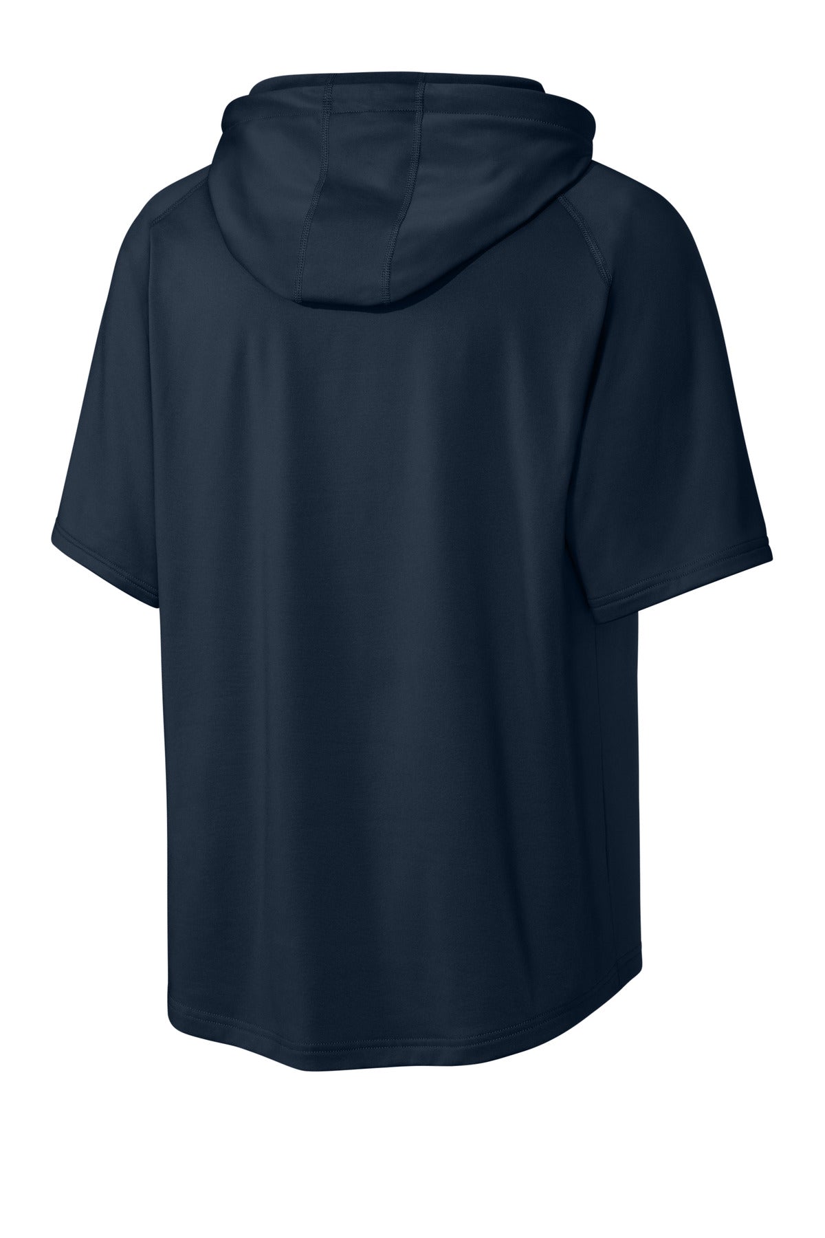 Richardson Charge Performance Fleece Short Sleeve Hoodie - Navy