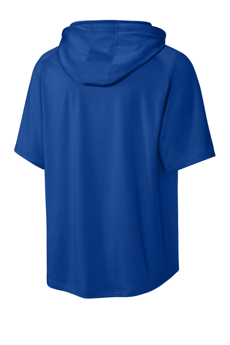 Richardson Charge Performance Fleece Short Sleeve Hoodie - Royal