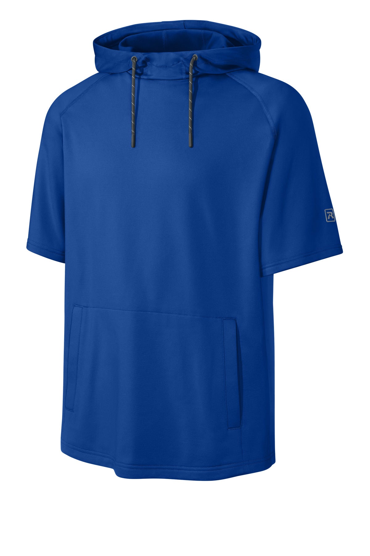 Richardson Charge Performance Fleece Short Sleeve Hoodie - Royal