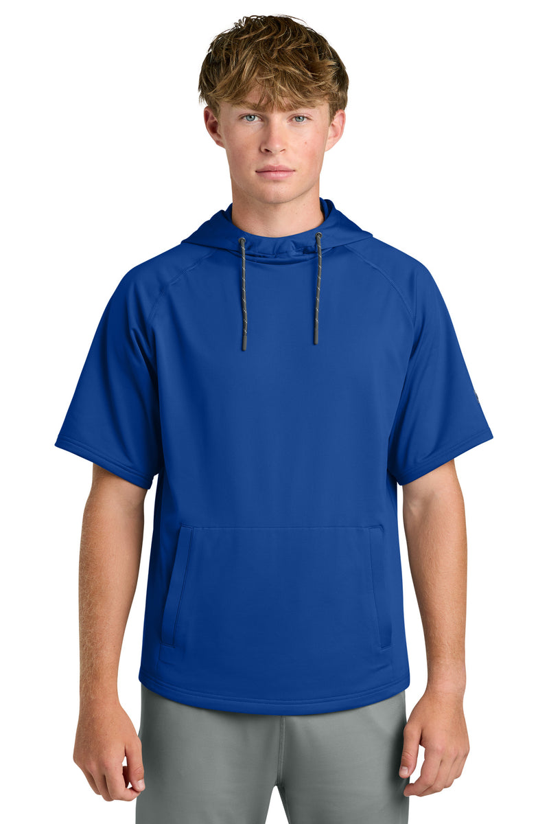 Richardson Charge Performance Fleece Short Sleeve Hoodie - Royal