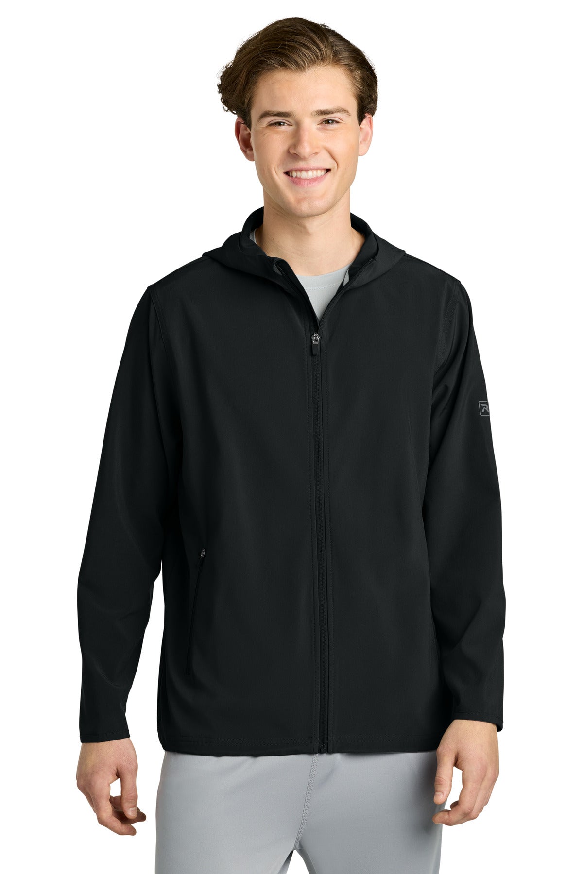 Richardson Barrage Hooded Wind Jacket - Black