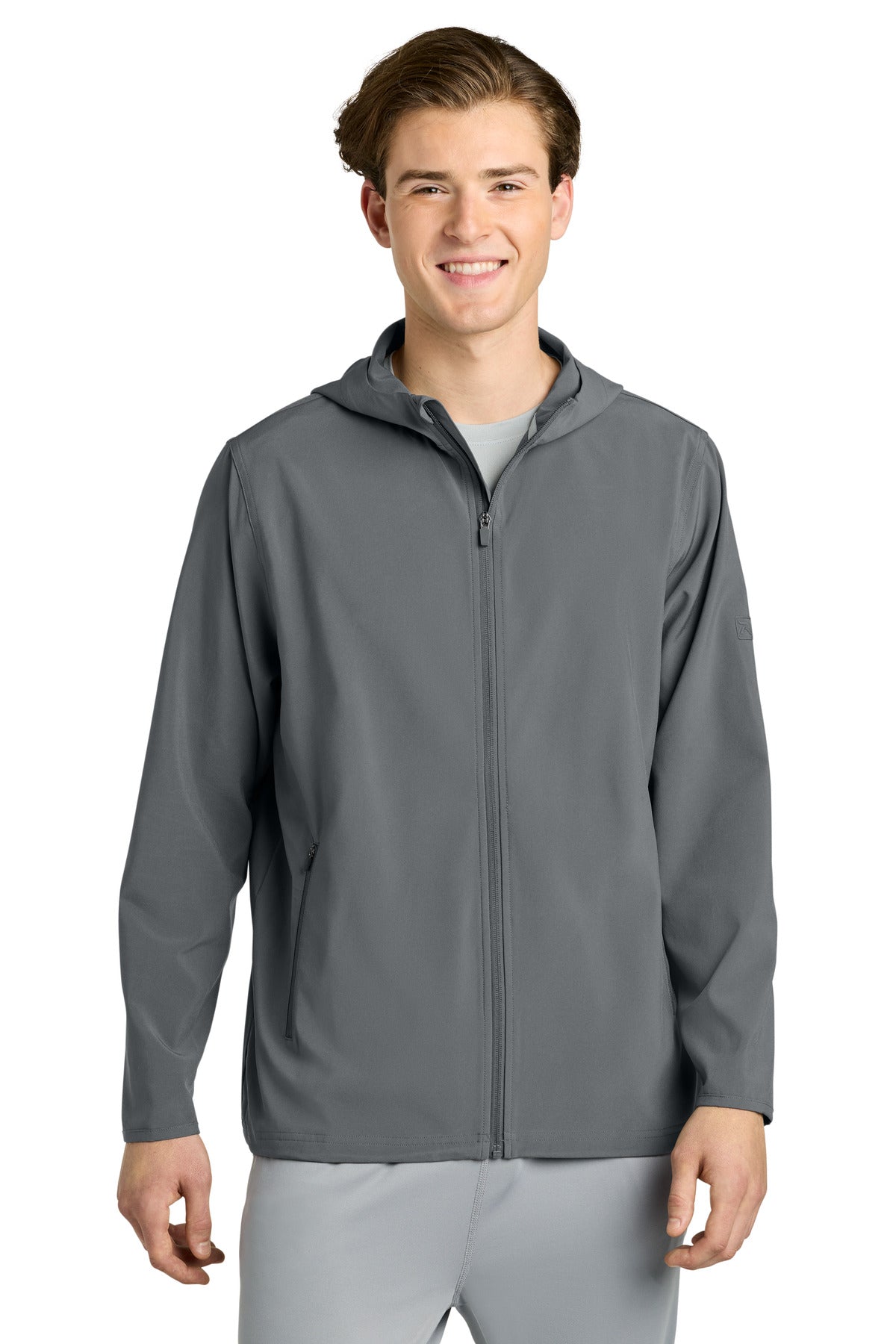Richardson Barrage Hooded Wind Jacket - Charcoal