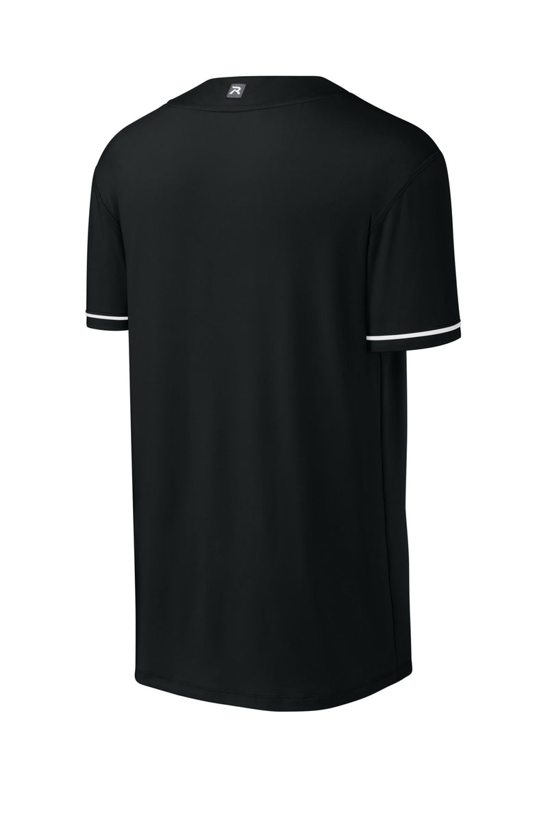 Richardson Select 2-Button Baseball Jersey - Black